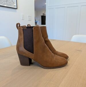 LOFT Tan Ankle Booties